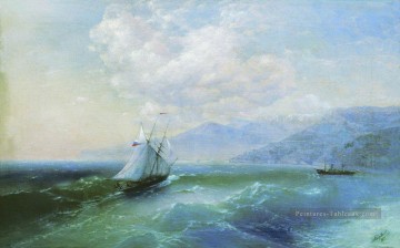 sur la côte 1875 Romantique Ivan Aivazovsky russe Peinture à l'huile